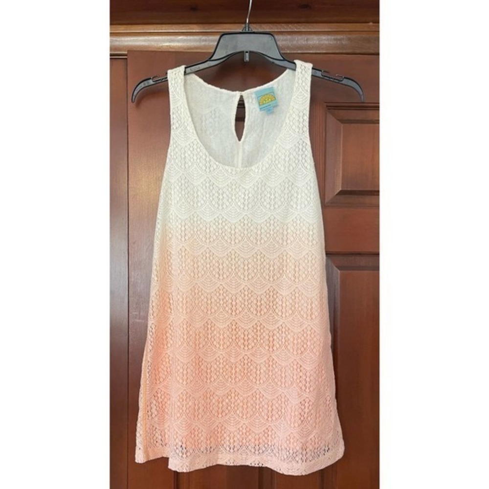C&C California embroidered ombre sheath dress